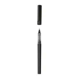 Plastic rollerball pen with ink