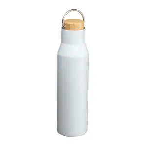 Drinking bottle made from recycled stainless steel